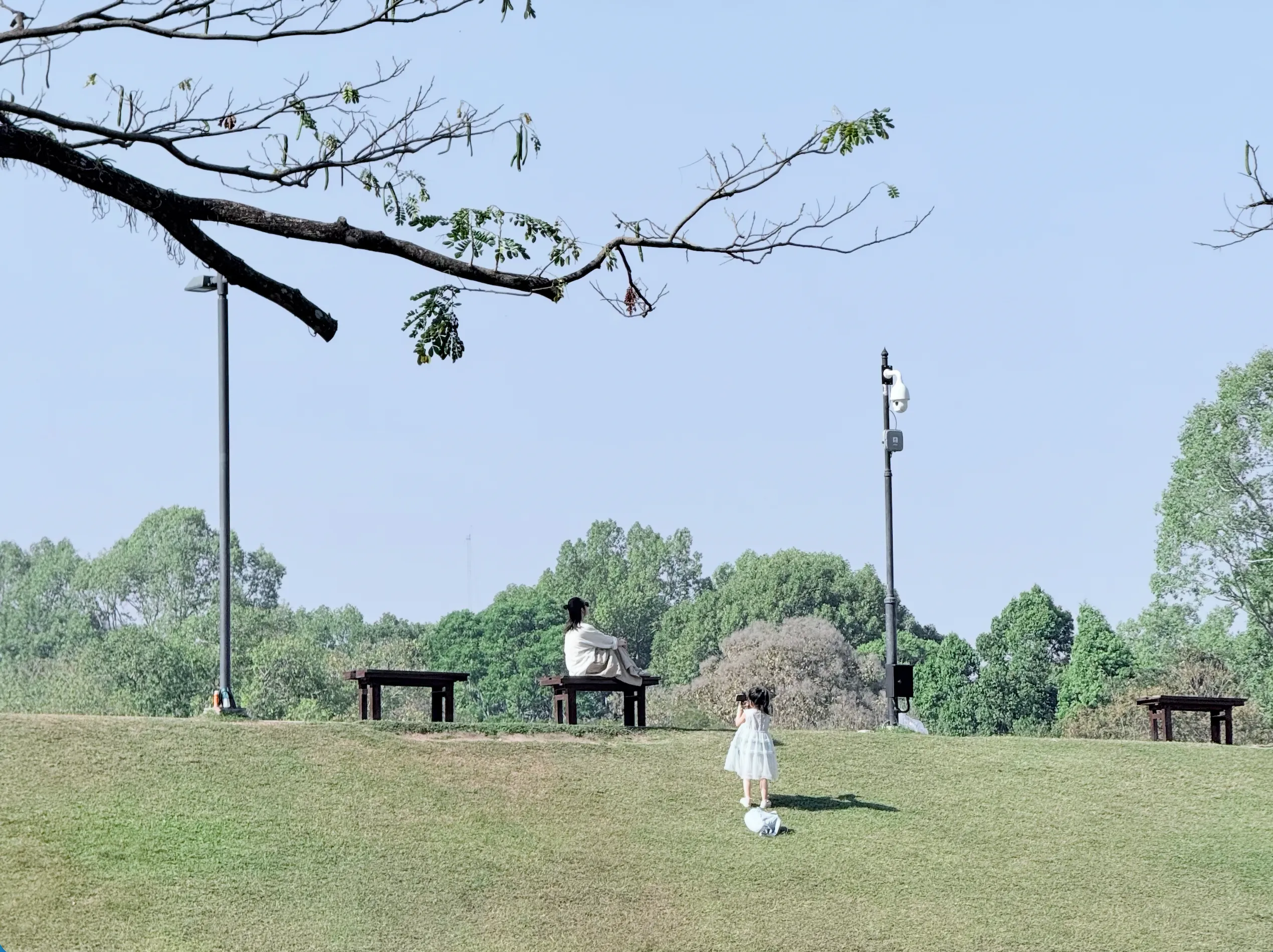 在清迈大学的某处角落的温馨时刻